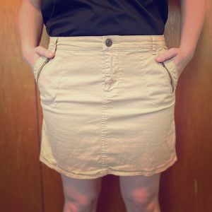 Khaki skirt